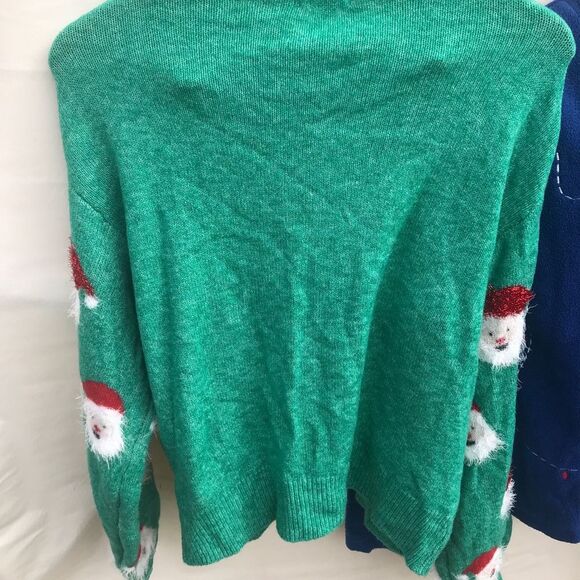 2 Sweaters  Kim Rogers Premier International Christmas Sweater Size Large - Picture 9 of 10